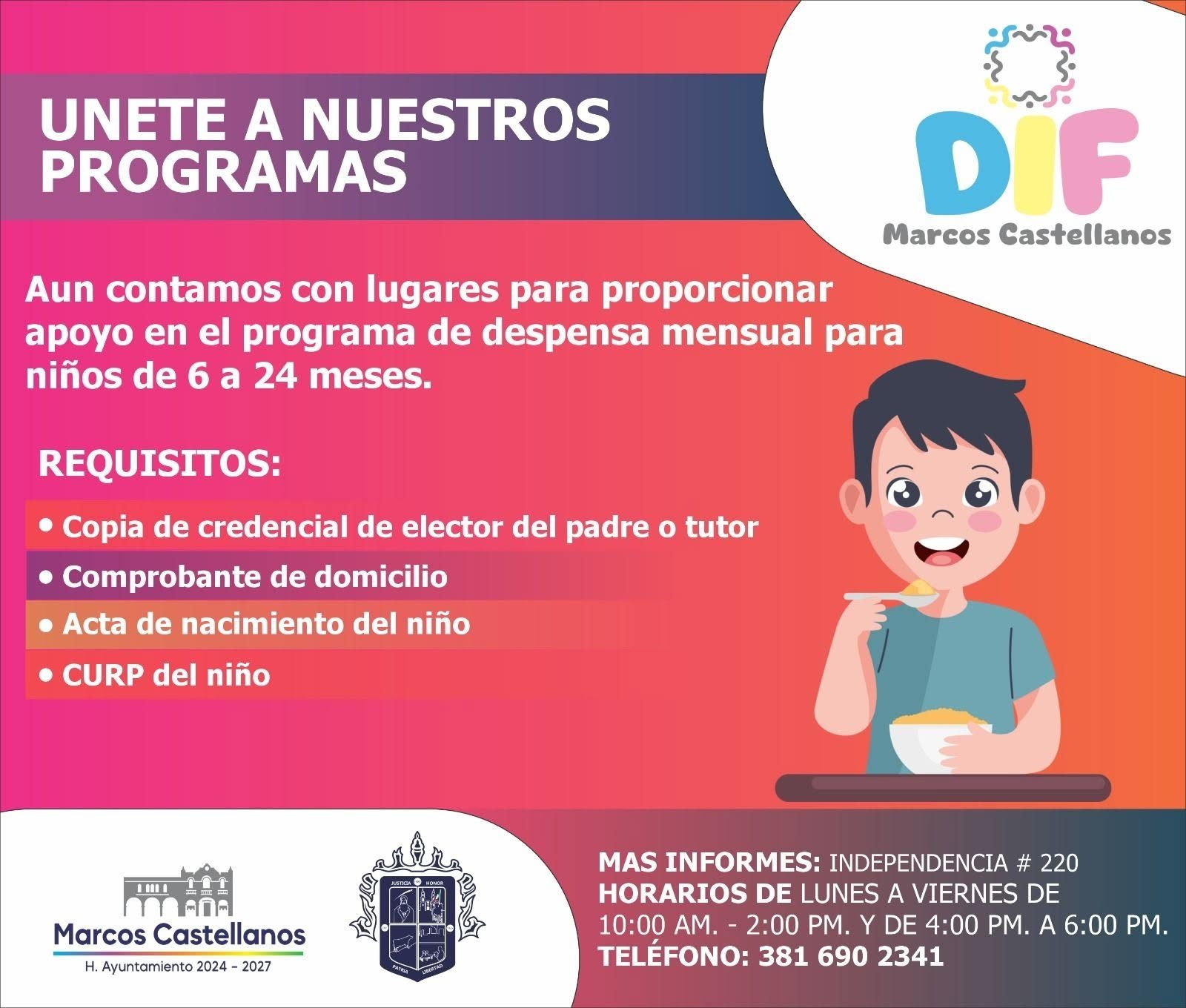 UNETE A NUESTROS PROGRAMAS