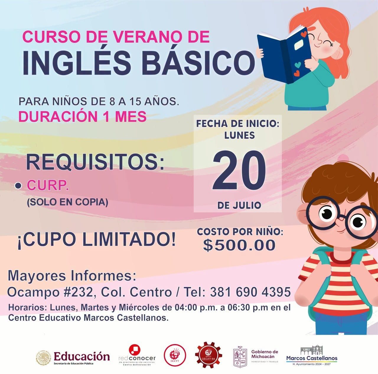 CURSO DE VERANO DE INGLES BASICO